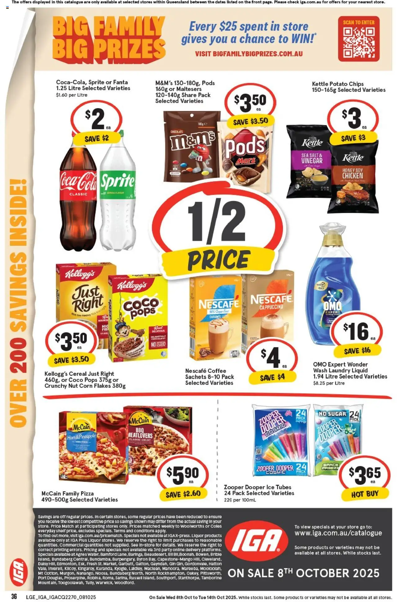 IGA catalogue - valid from 08.10.2025 | Page: 39 | Products: Chocolate, Ham, Salt, Vinegar