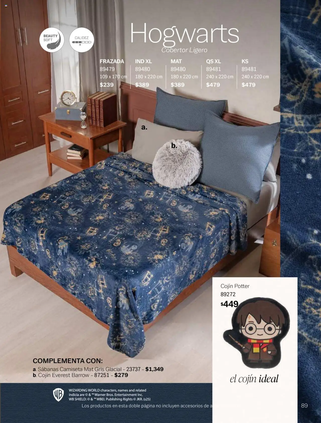 Nuevas ofertas de Vianney válidas en toda la República Mexicana desde el 15.08.2025. ¡Encuentra las mejores ofertas en Vianney - Catálogo Invierno! | Página: 91 | Productos: Cobertor, Sabanas, Camiseta