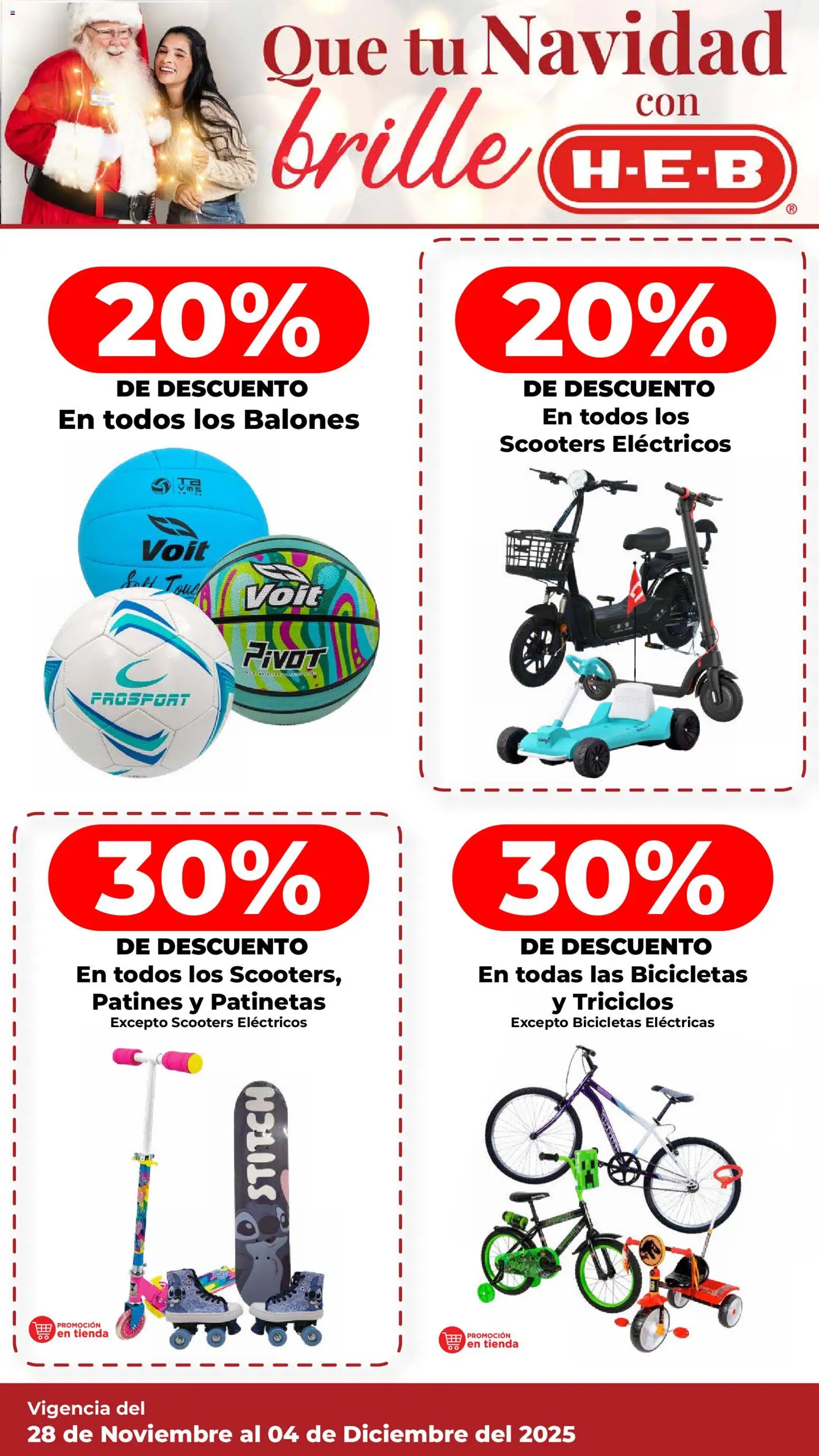 Nuevas ofertas de H-E-B válidas en toda la República Mexicana desde el 28.11.2025. ¡Encuentra las mejores ofertas en H-E-B folleto! | Página: 4