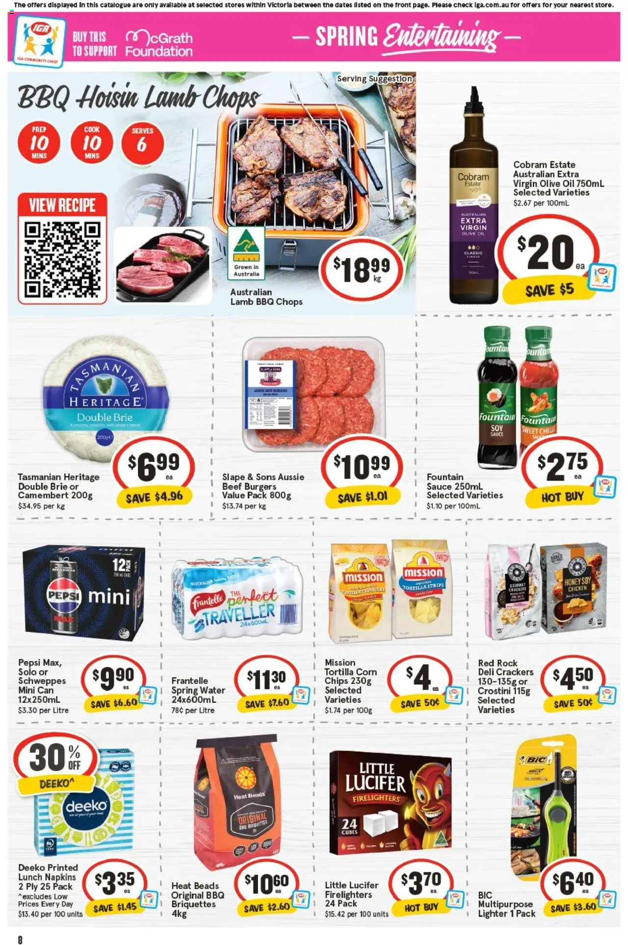 IGA catalogue - valid from 17.09.2025 | Page: 11 | Products: Cheese, Lamb, Chips, Olive oil