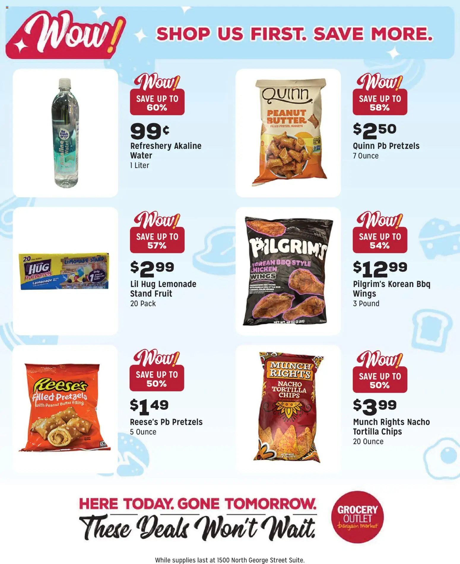 Grocery Outlet Weekly Ad - PA - valid from 12.11.2025 | Page: 10 | Products: Butter, Chips, Water