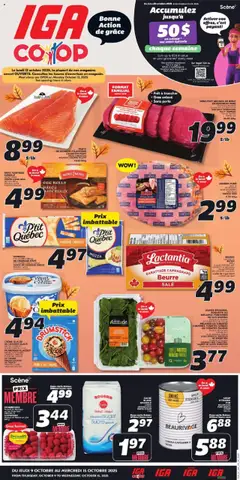 Preview of IGA weekly flyer / circulaire from shop IGA valid from 09.10.2025