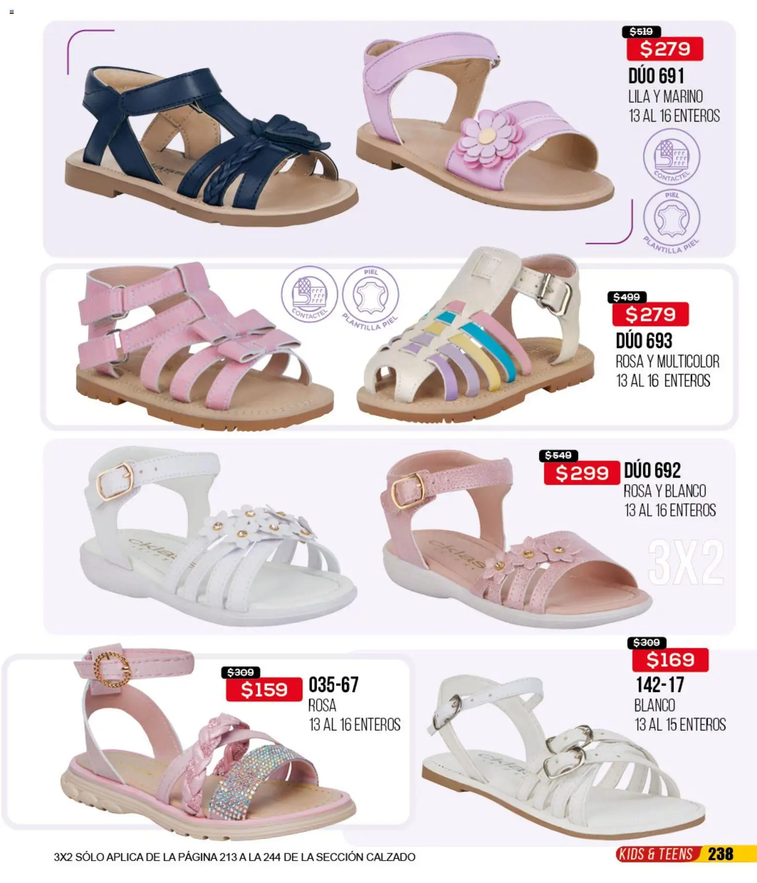 Nuevas ofertas de Cklass válidas en toda la República Mexicana desde el 18.03.2026. ¡Encuentra las mejores ofertas en Cklass catálogo Liquidación total calzado! | Página: 239