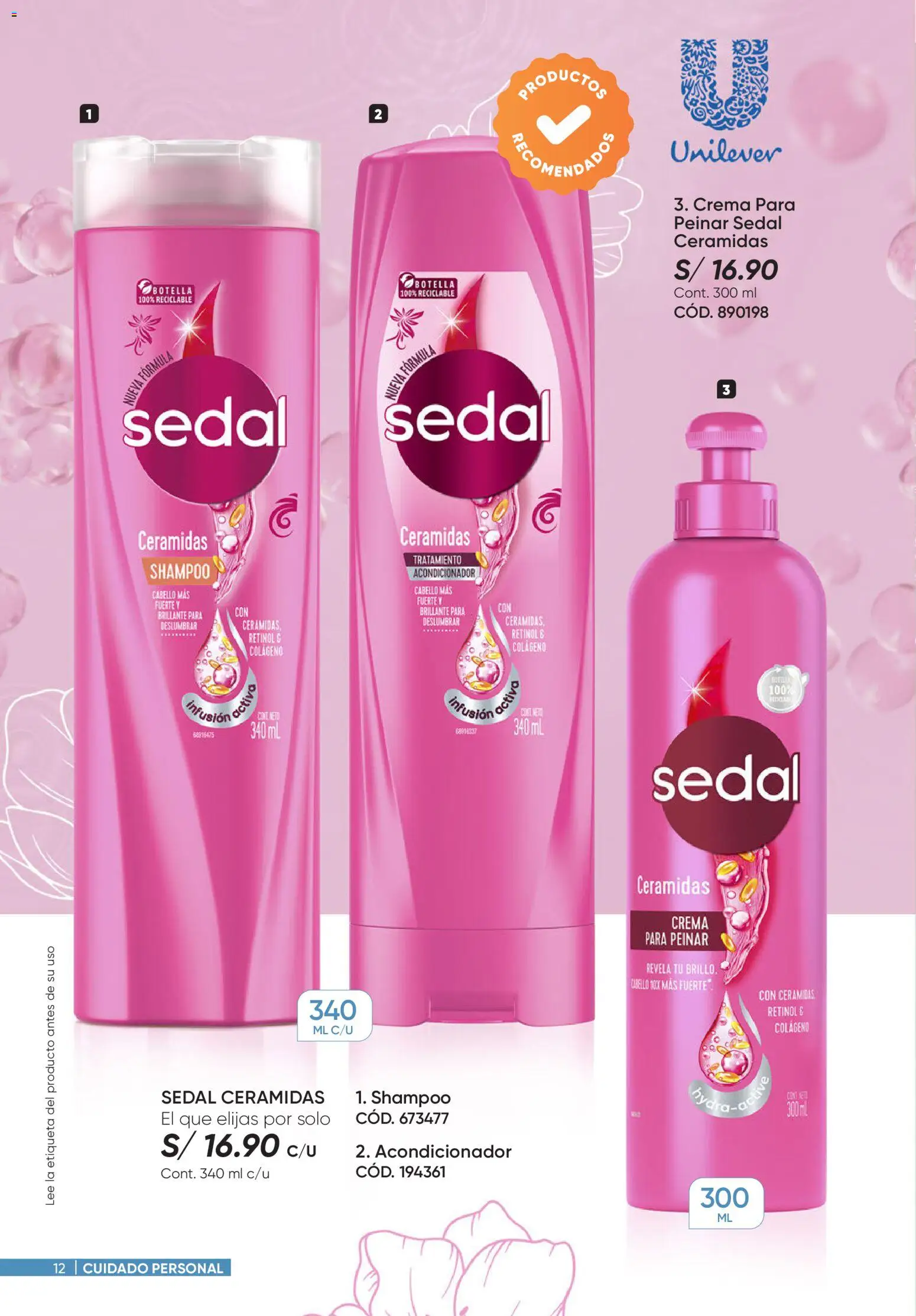 Catálogo Azzorti válido desde 24.11.2025 | Página: 12 | Productos: Shampoo, Acondicionador, Crema