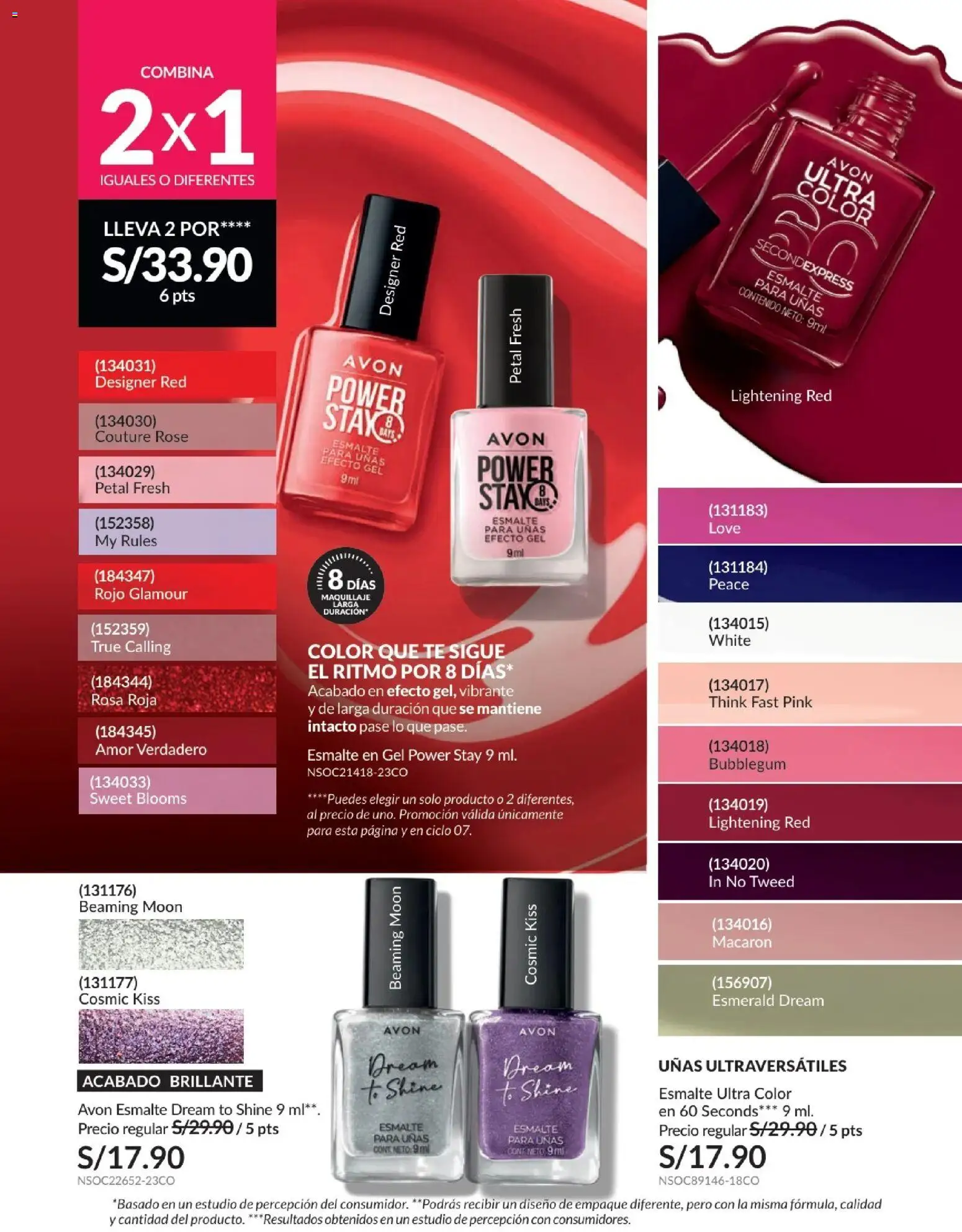 Catálogo Avon válido desde 21.04.2026 | Página: 59 | Productos: Té, Empaque, Maquillaje