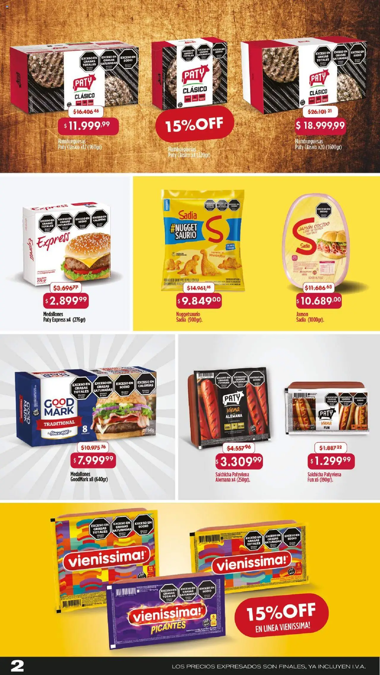 Makro - Ofertas Especiales │ válido desde el 11.09.2025 | Página: 2 | Productos: Peso, Pollo, Jamón cocido, Jamón