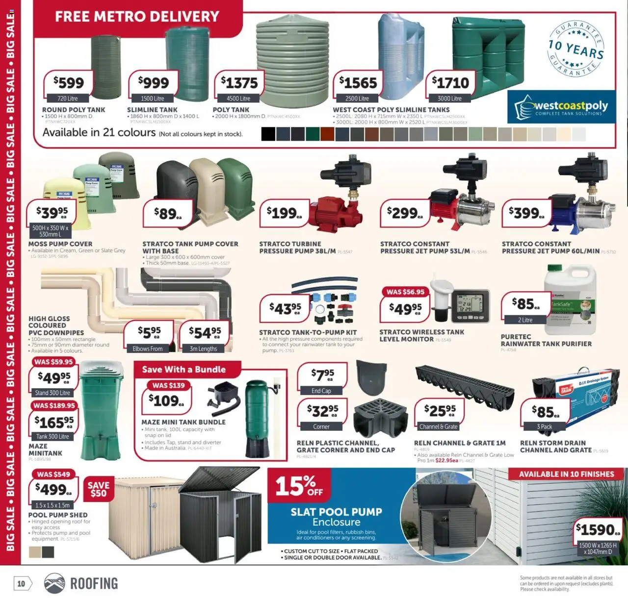 Stratco catalogue - valid from 19.09.2025 | Page: 10 | Products: Door, Shed, Cap, Monitor