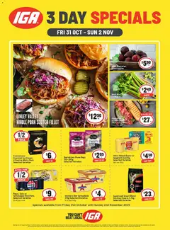 Preview of IGA Weekend Specials WA - valid from 29.10.2025