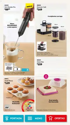 Vista previa de Betterware campaña 4 2026, nuevo folleto de la tienda, válido en México a partir del 30.03.2026 | Página: 48 | Productos: Café, Espuma, Cable, Batidor