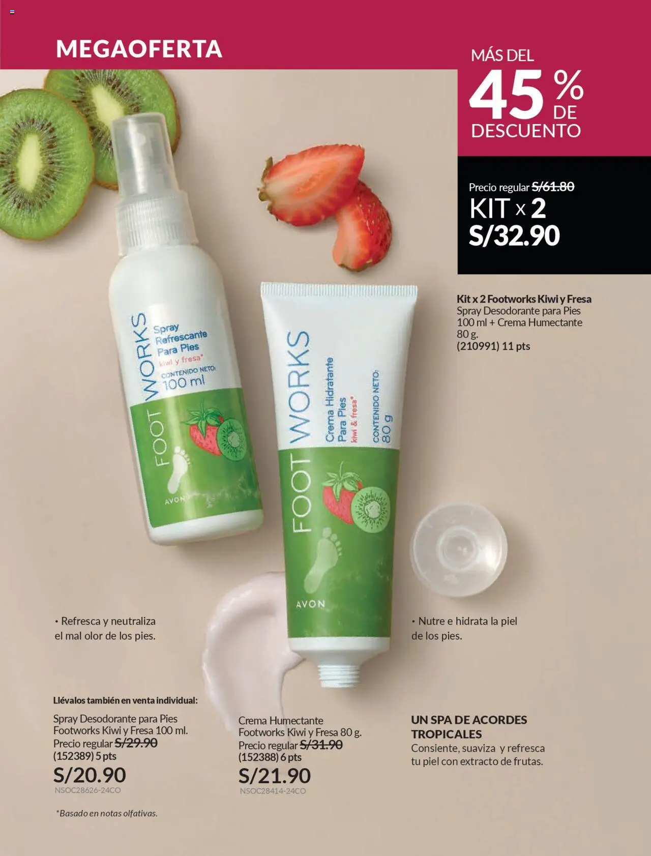 Catálogo Avon válido desde 11.08.2025 | Página: 167 | Productos: Desodorante, Kiwi, Crema