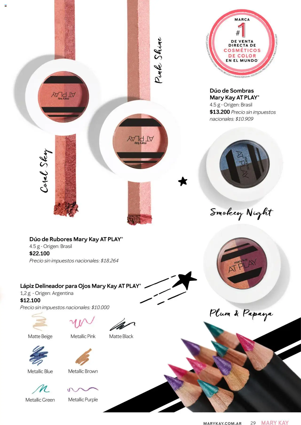 Mary Kay catálogo Invierno │ válido desde el 01.07.2025 | Página: 29 | Productos: Fuente, Delineador