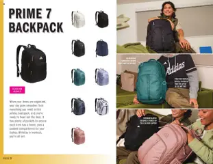 Dunham's Sports Adidas Backpack & Lunch Kit Guide - valid from 17.07.2025 | Page: 2 | Products: Water, Backpack, Laptop, Weight