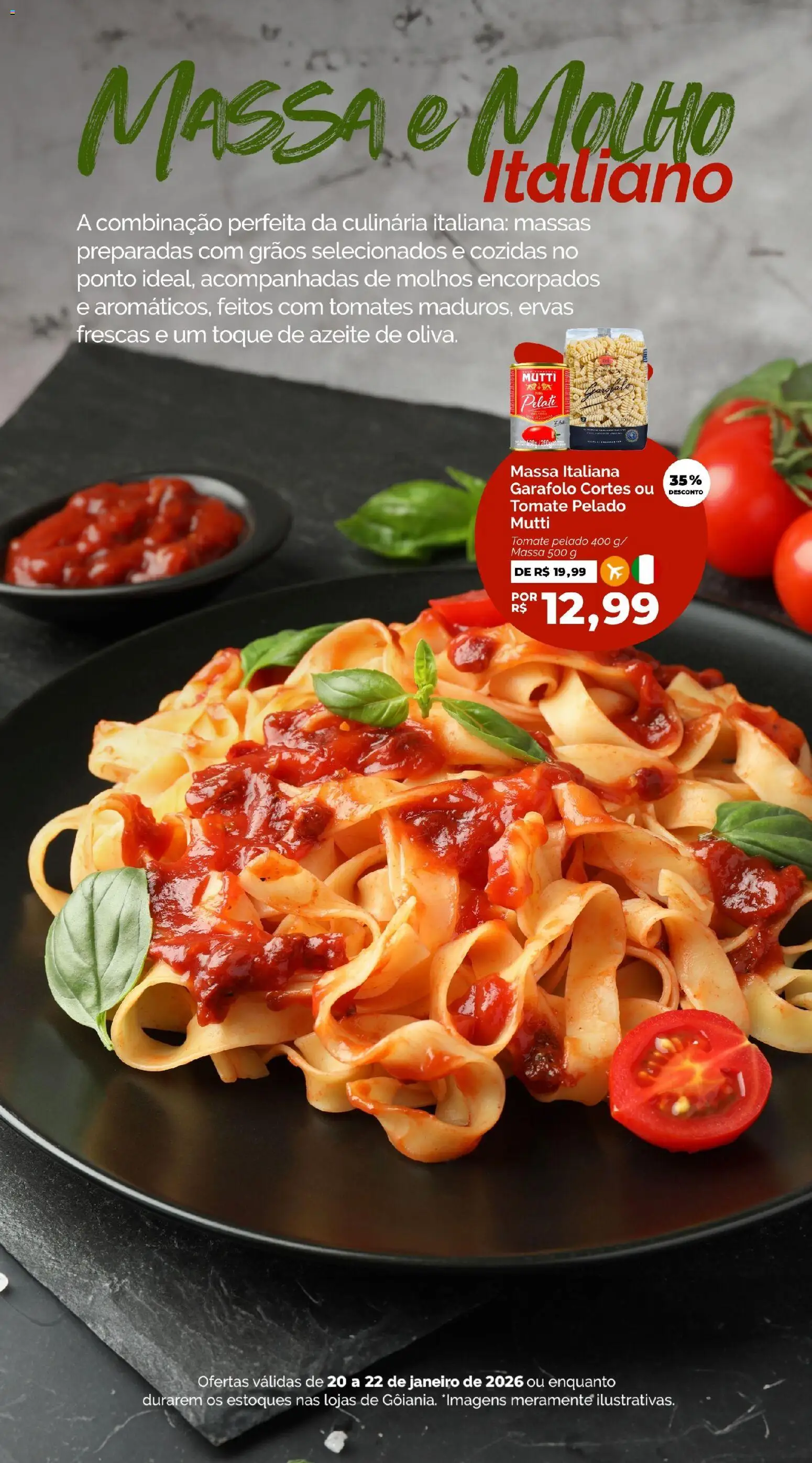 Oba Hortifruti Folheto - válido de 20.01.2026 | Página: 2 | Produtos: Tomates, Massa, Azeite