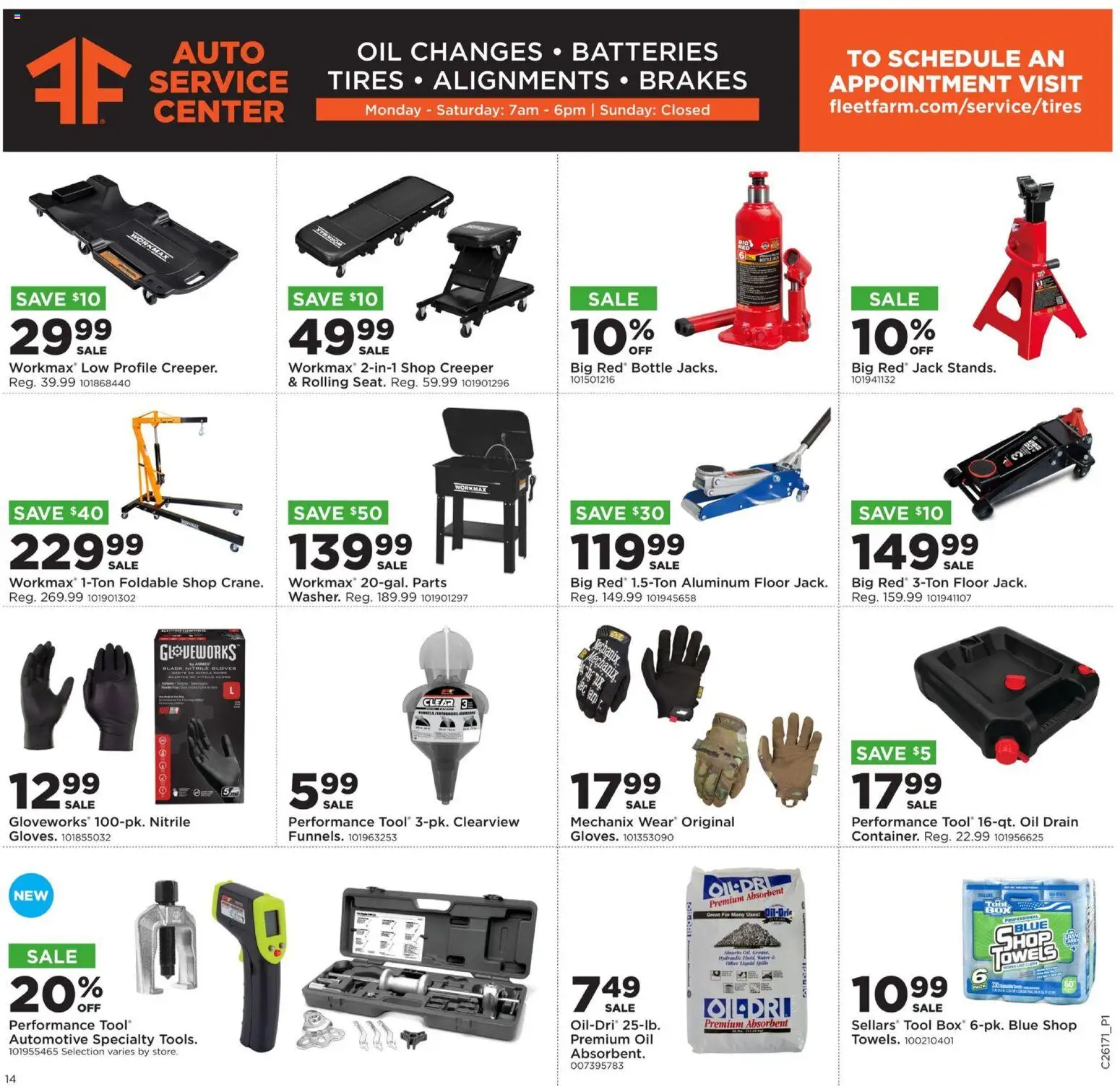 Mills Fleet Farm Weekly Ad - valid from 20.04.2026 | Page: 22 | Products: Oil, Gloves