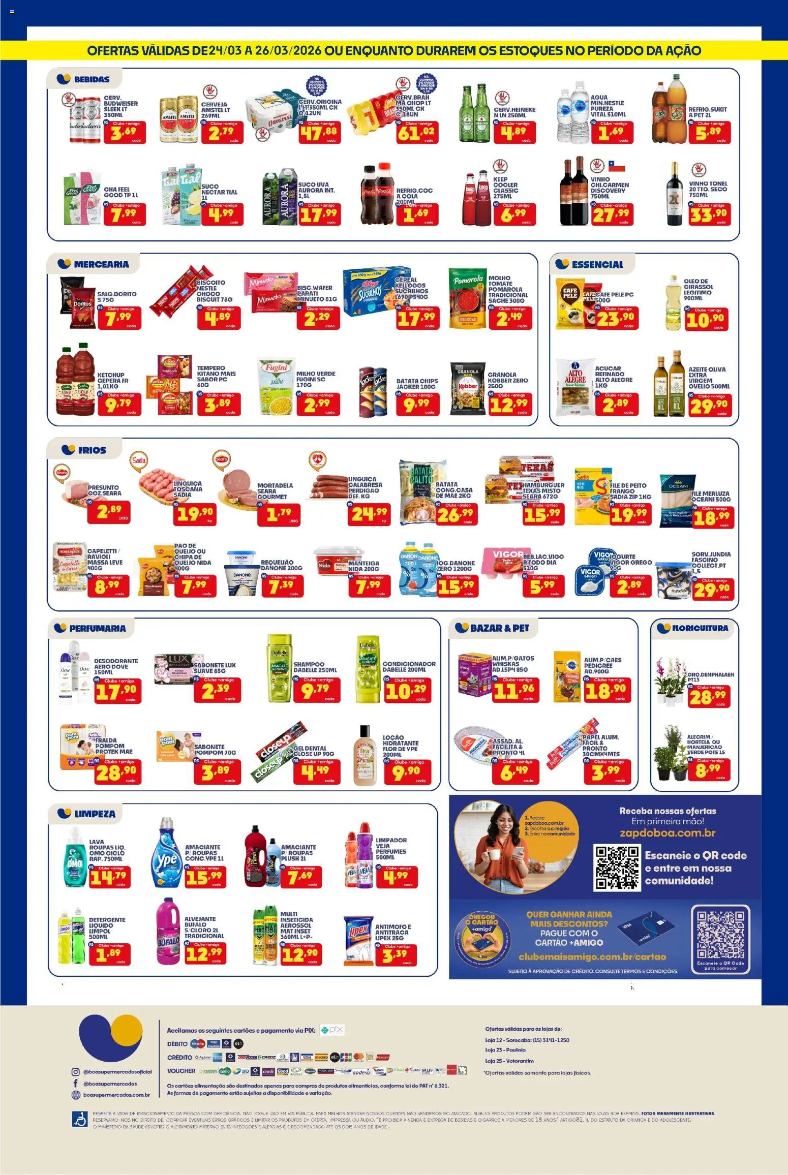 Boa Supermercados Folheto - válido de 24.03.2026 | Página: 2 | Produtos: Pão, Café, Açúcar, Azeite