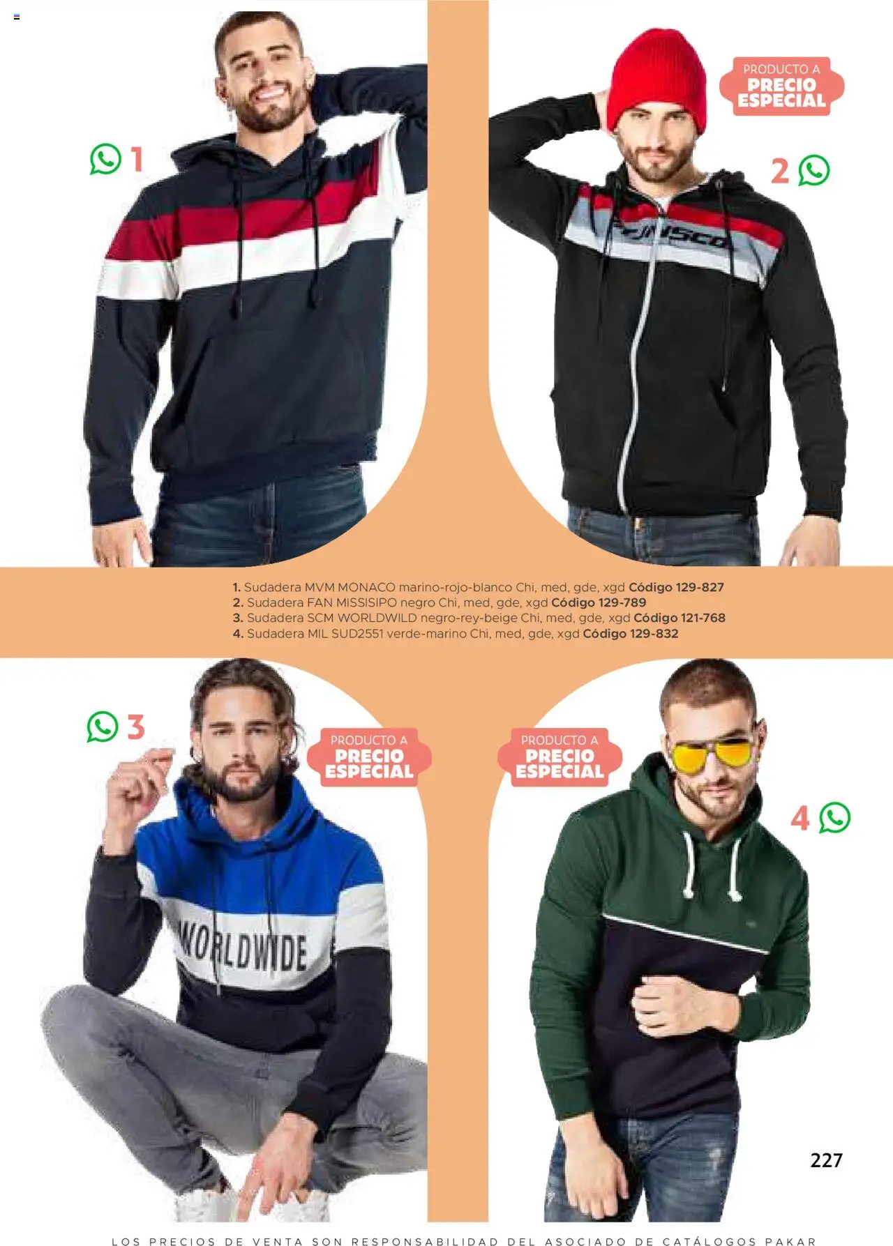 Nuevas ofertas de SC Pakar válidas en toda la República Mexicana desde el 24.07.2025. ¡Encuentra las mejores ofertas en SC Pakar Catálogo Ropa y Accesorios! | Página: 227 | Productos: Sudadera