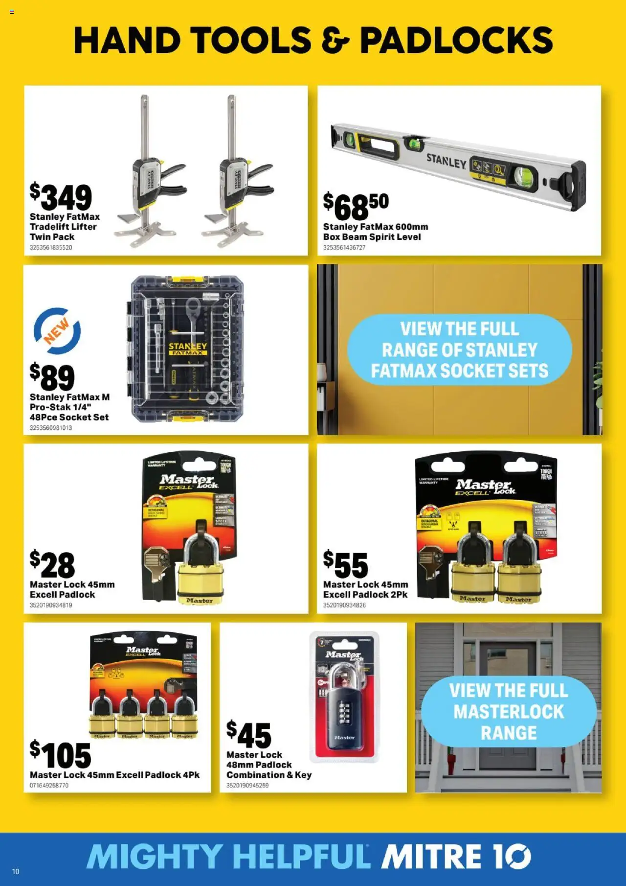 Mitre 10 catalogue - valid from 13.08.2025 | Page: 10 | Products: Socket, Box, Tools