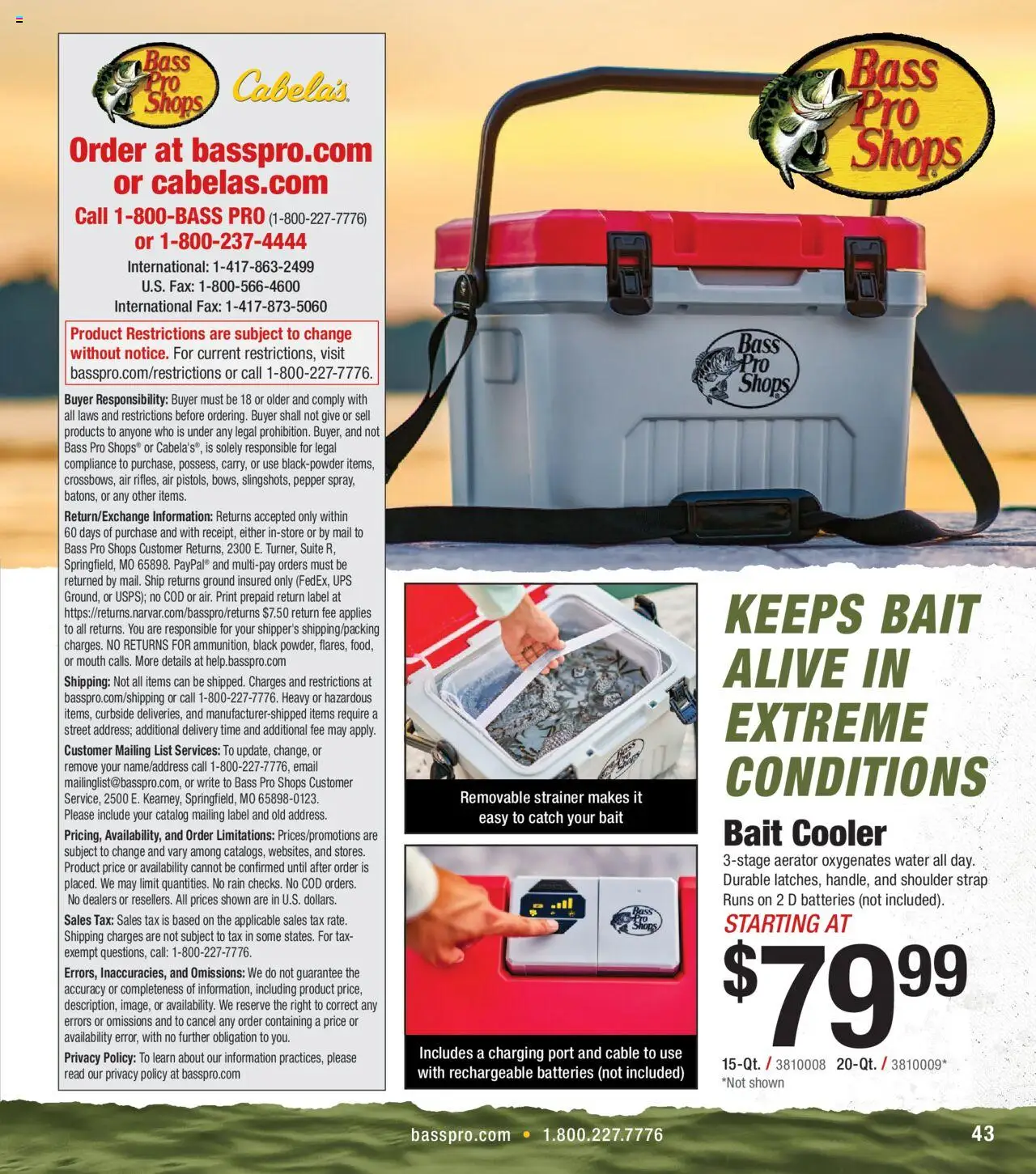 Cabela's Northern Angler 25 - valid from 27.03.2025 | Page: 43 | Products: Pepper, Cable, UPS, Bait