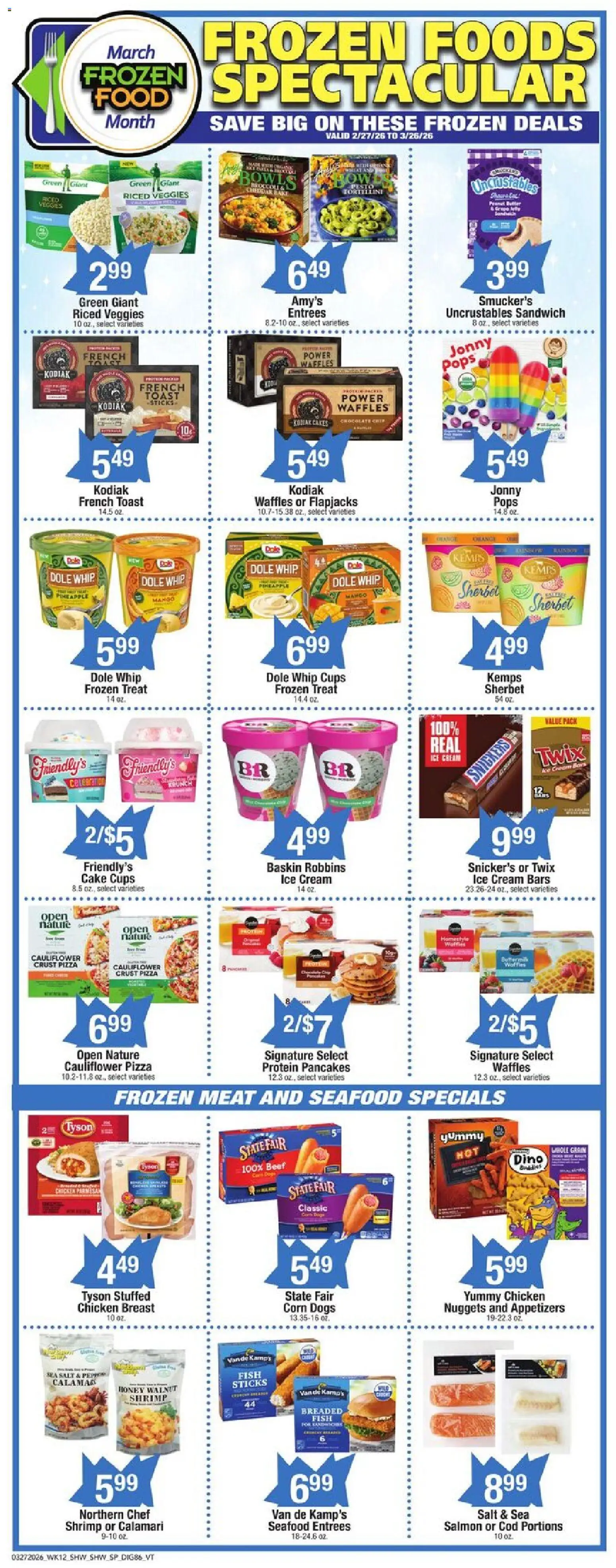 Shaw's Weekly Ad - VT - valid from 27.03.2026 | Page: 6 | Products: Pineapple, Seafood, Beet, Chocolate Chip