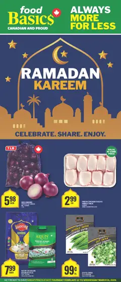 Preview of Food Basics - Ramadan - Cornwall from shop Food Basics valid from 12.02.2026