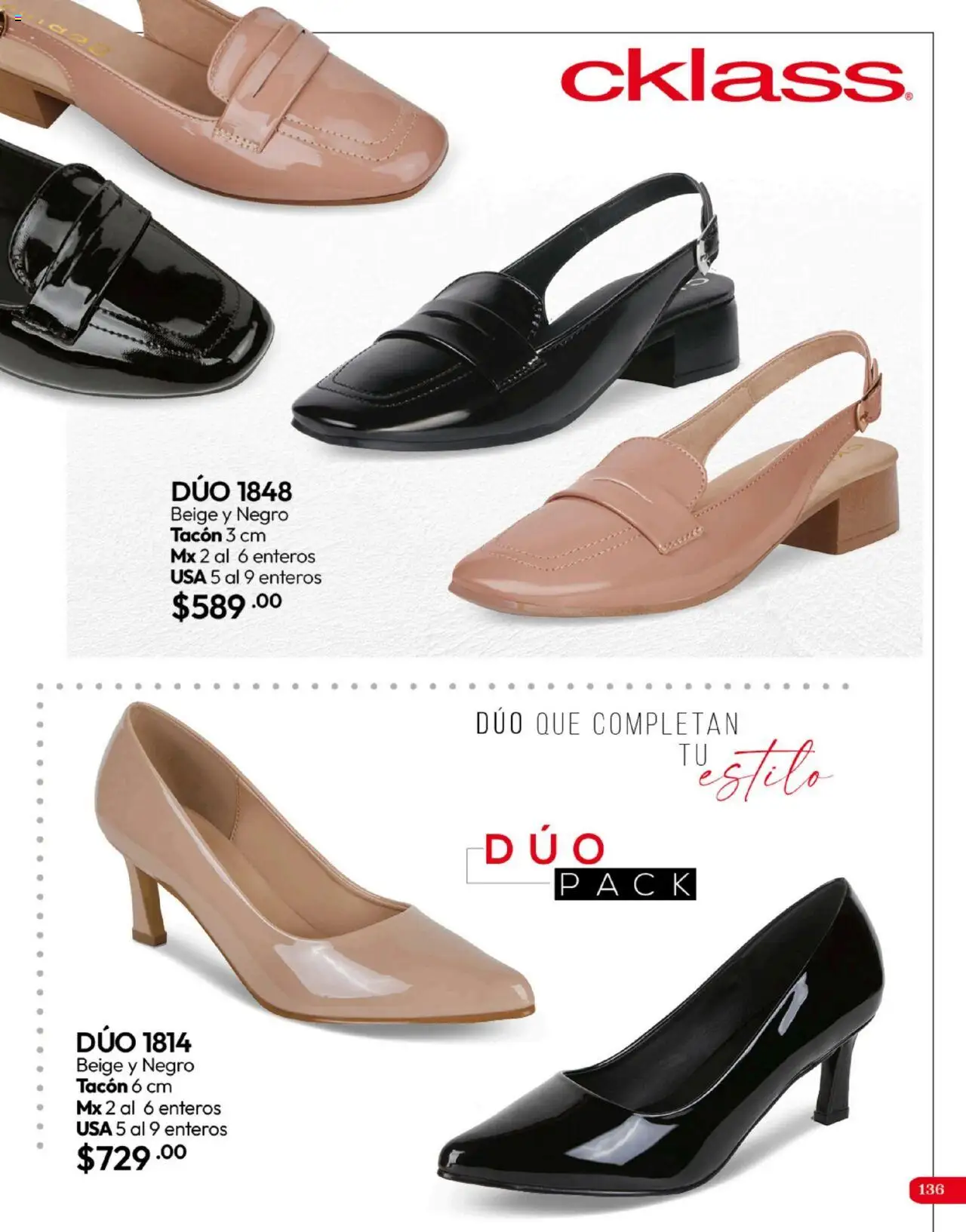 Nuevas ofertas de Cklass válidas en toda la República Mexicana desde el 16.09.2025. ¡Encuentra las mejores ofertas en Cklass - Catálogo Invierno Calzado! | Página: 137