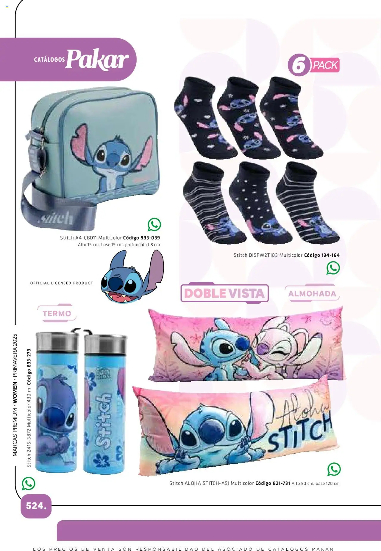 Nuevas ofertas de SC Pakar válidas en toda la República Mexicana desde el 06.03.2025. ¡Encuentra las mejores ofertas en SC Pakar catálogo Women! | Página: 524 | Productos: Almohada, Termo