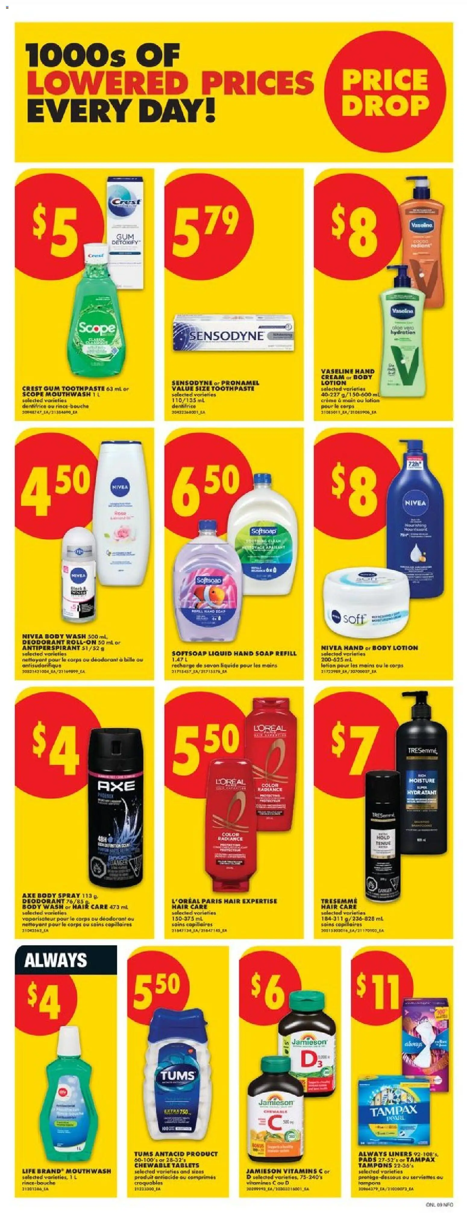 No Frills flyer valid from 19.03.2026 | Page: 14 | Products: Body lotion, Hand cream, Soap, Body wash