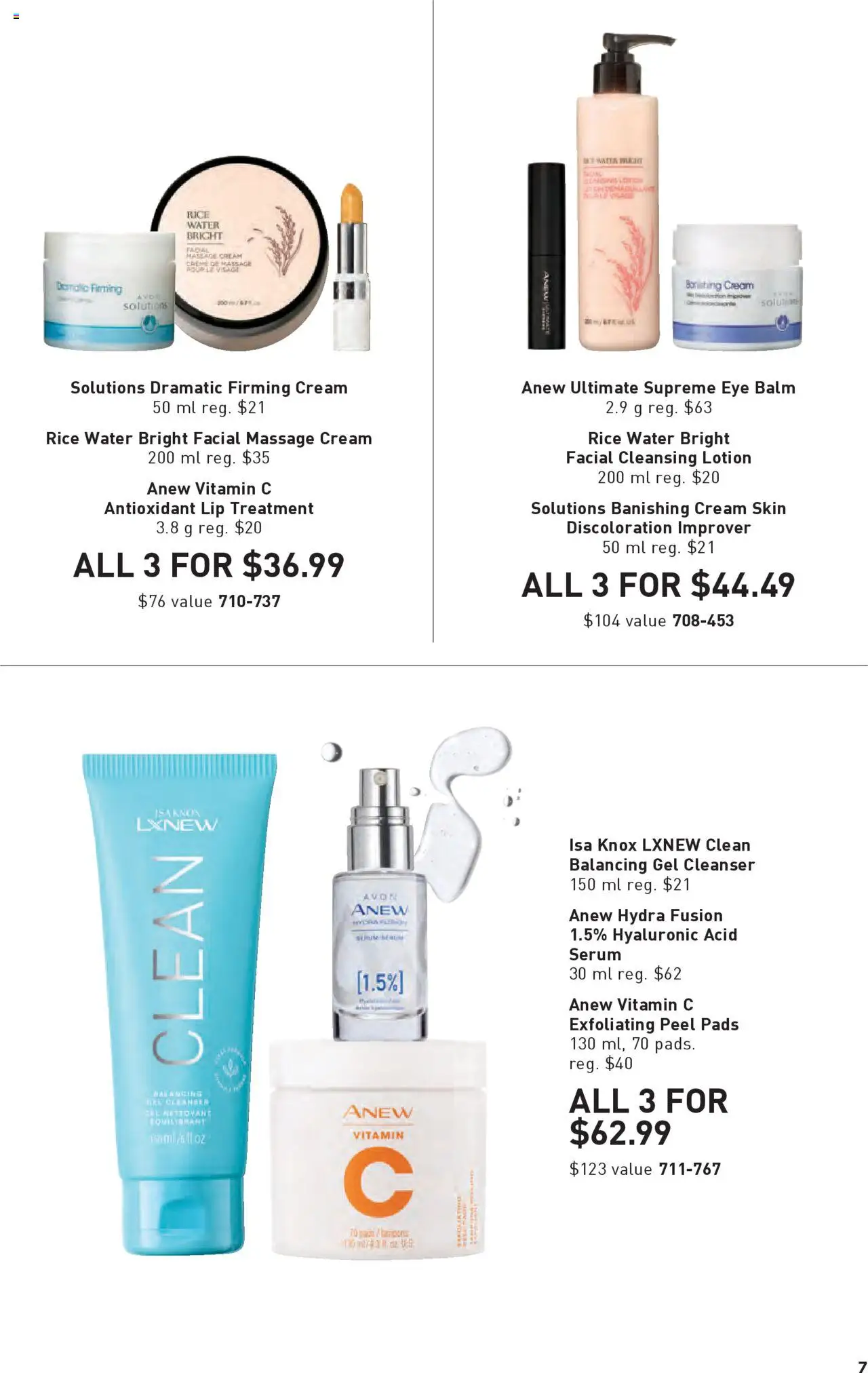 Avon flyer valid from 11.09.2025 | Page: 7 | Products: Rice, Cream