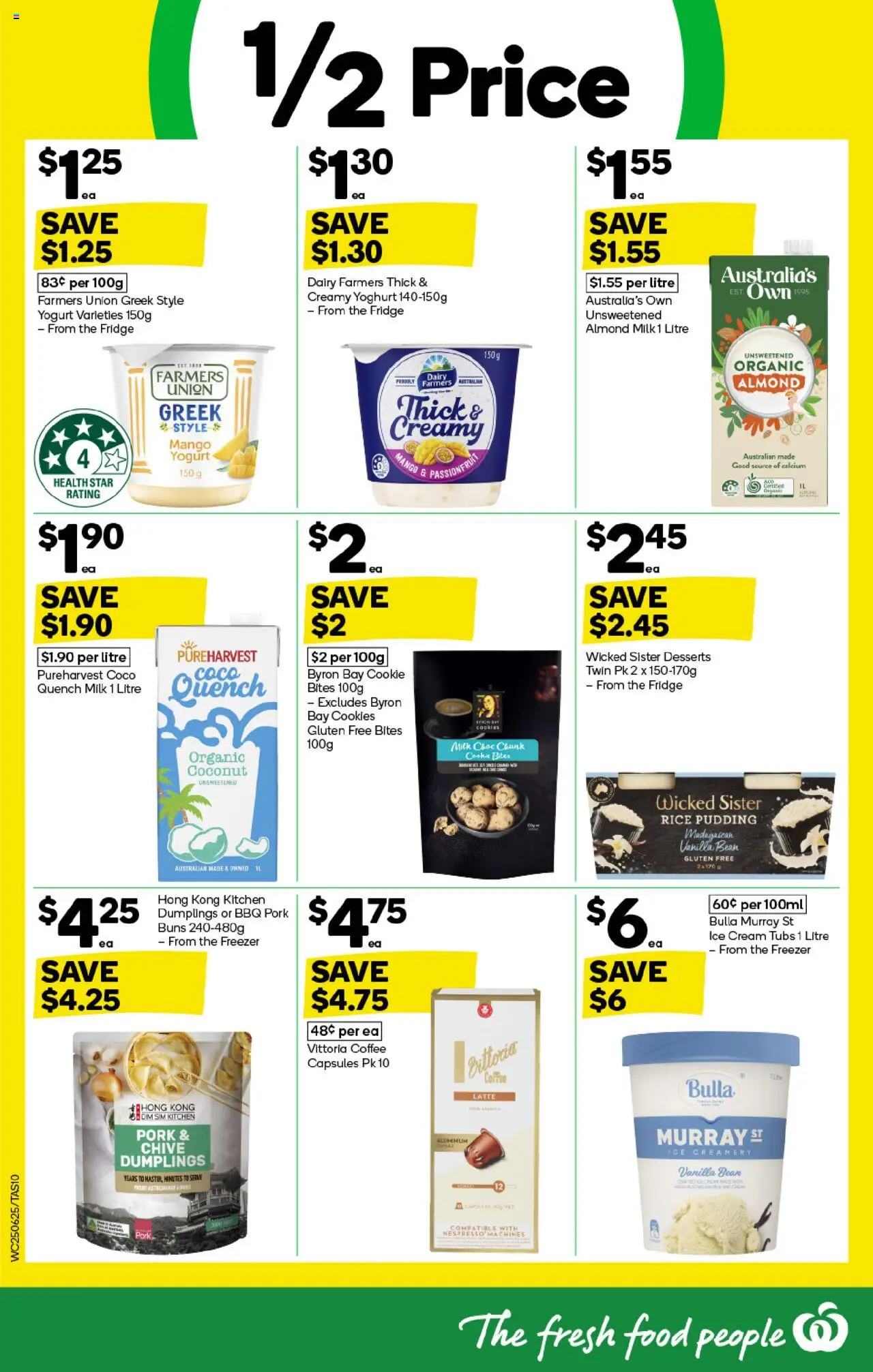 Woolworths catalogue - valid from 25.06.2025 | Page: 10 | Products: Dairy, Pork, Passionfruit, Freezer