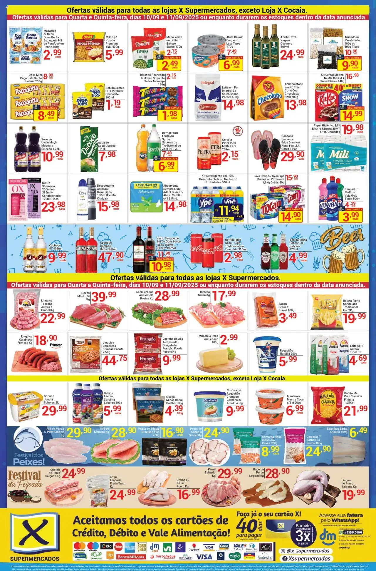 X Supermercados Folheto - válido de 10.09.2025 | Página: 2 | Produtos: Coco, Queijo, Suco, Roupas