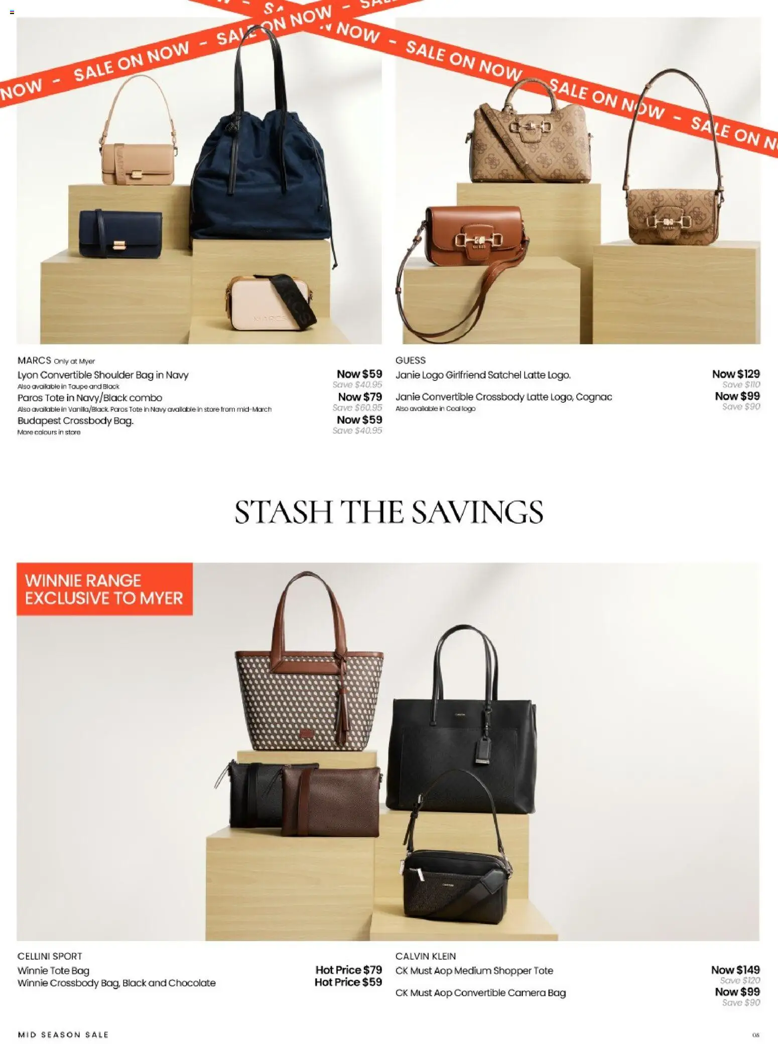 Myer catalogue - valid from 04.03.2026 | Page: 8 | Products: Crossbody, Chocolate, Camera, Bag