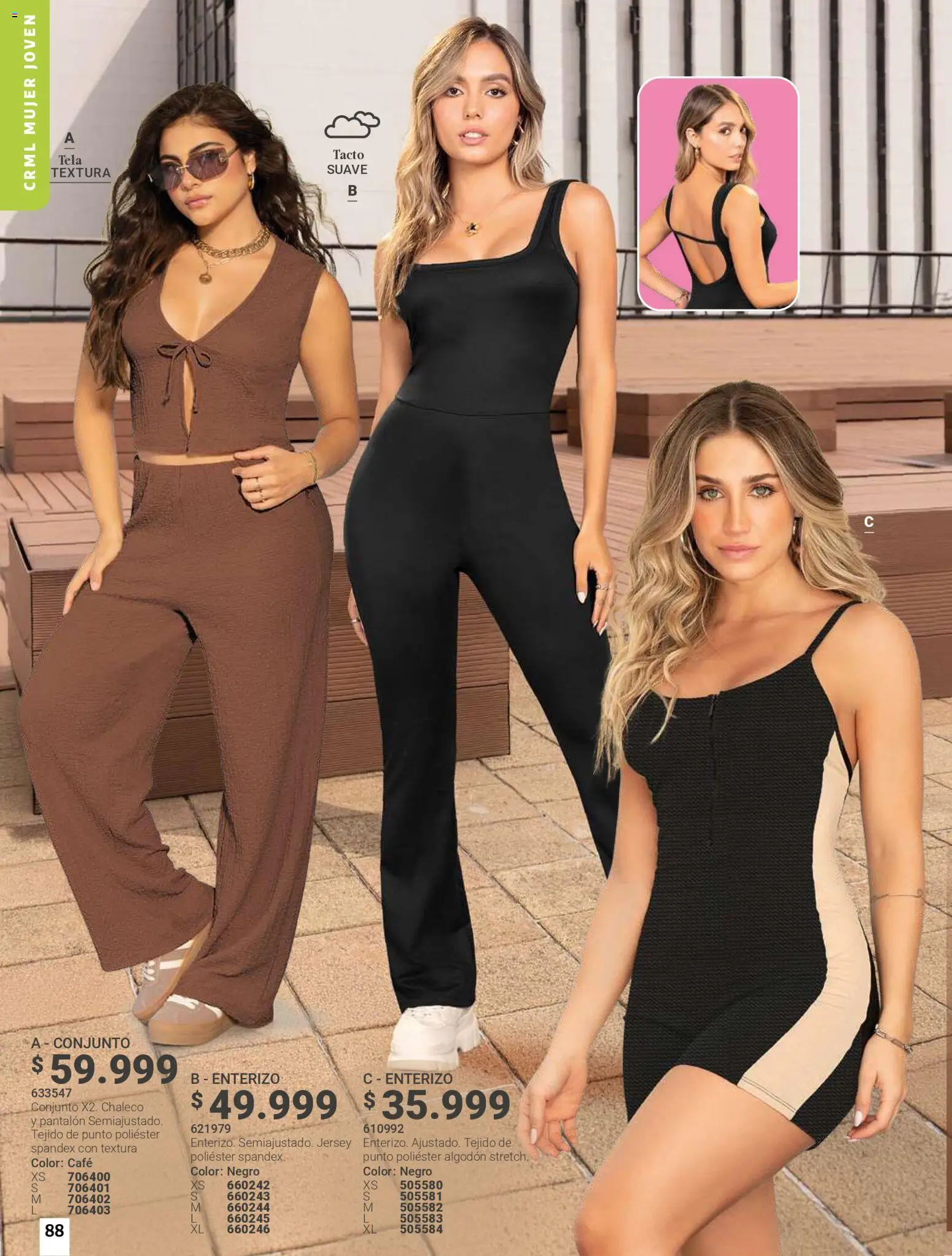 Carmel revista - valida desde el 01.04.2026 | Página: 88 | Productos: Algodón, Conjunto, Chaleco, Enterizo