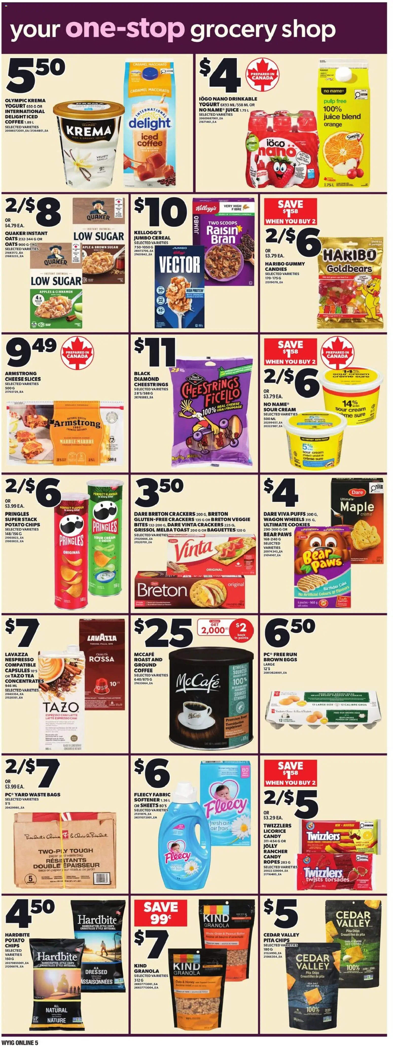 Independent Grocer flyer valid from 16.04.2026 | Page: 13 | Products: Tea, Sour cream, Bag, Eggs