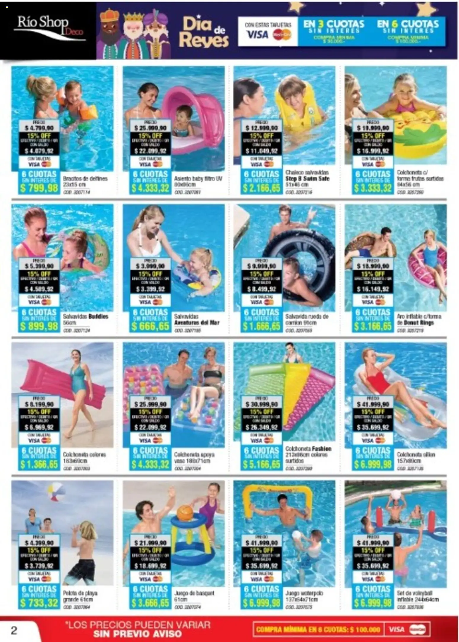 Río Shop Deco catálogo │ válido desde el 05.01.2026 | Página: 2 | Productos: Sillón, Colchoneta, Gin, Chaleco