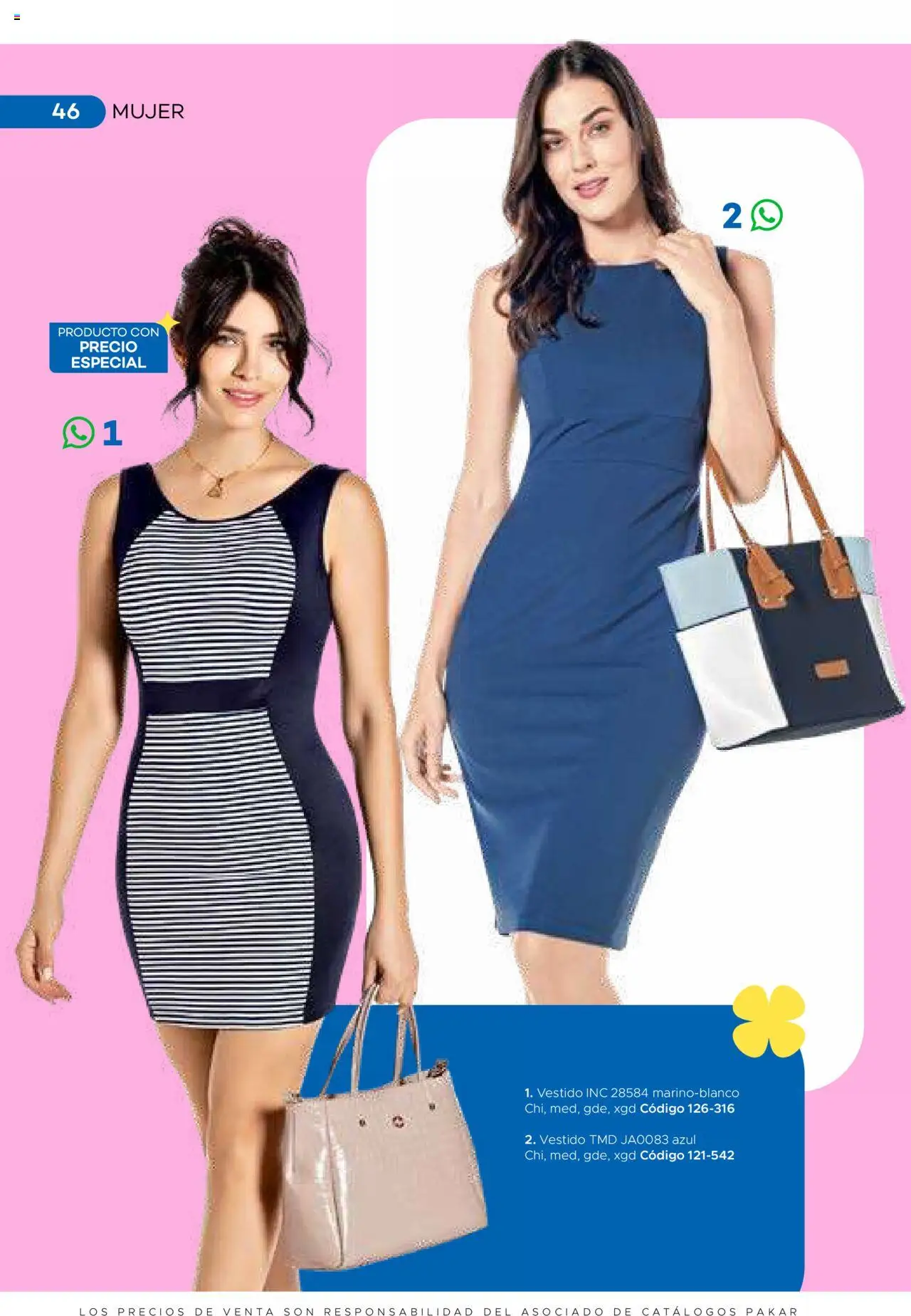 Nuevas ofertas de SC Pakar válidas en toda la República Mexicana desde el 31.01.2025. ¡Encuentra las mejores ofertas en SC Pakar catálogo Ropa! | Página: 46 | Productos: Vestido