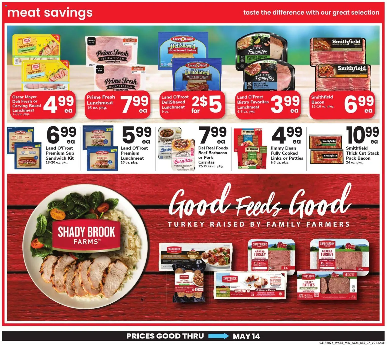Acme Big Book of Savings - valid from 17.04.2026 | Page: 7 | Products: Ham, Pork, Beef, Grill