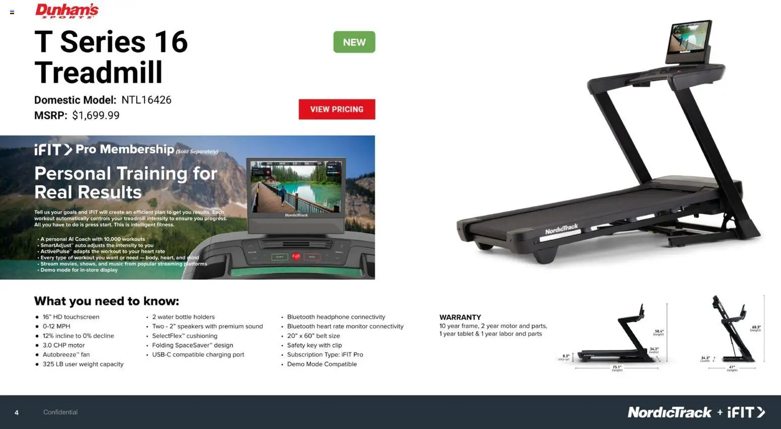 Dunham's Sports Exercise Equipment Guide - valid from 20.11.2025 | Page: 4 | Products: Clip, Tablet, Monitor, Weight