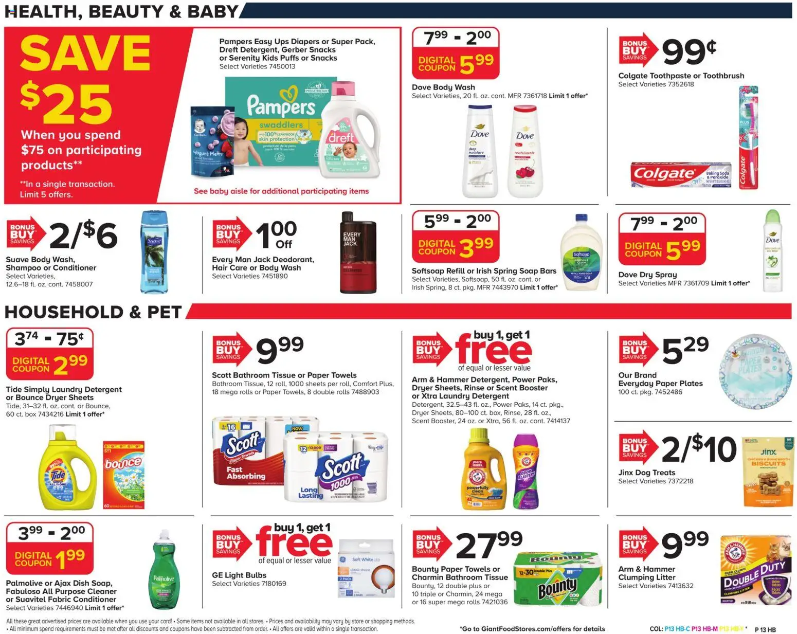 Giant Weekly Ad - valid from 31.10.2025 | Page: 17 | Products: Dog Treats, Soap, Body Wash, Dryer