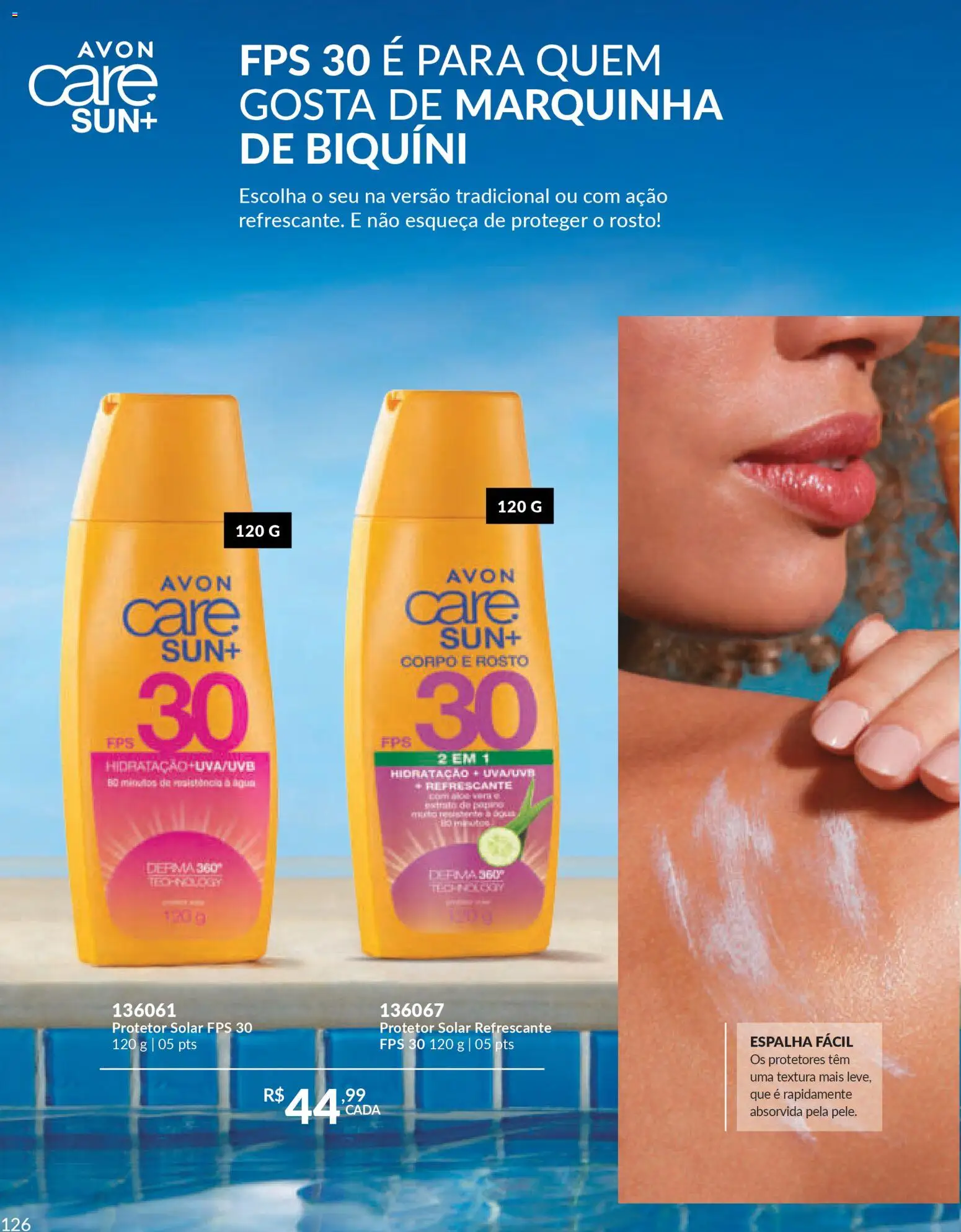 Avon Folheto - válido de 18.02.2026 | Página: 126 | Produtos: Protetor solar, Biquíni