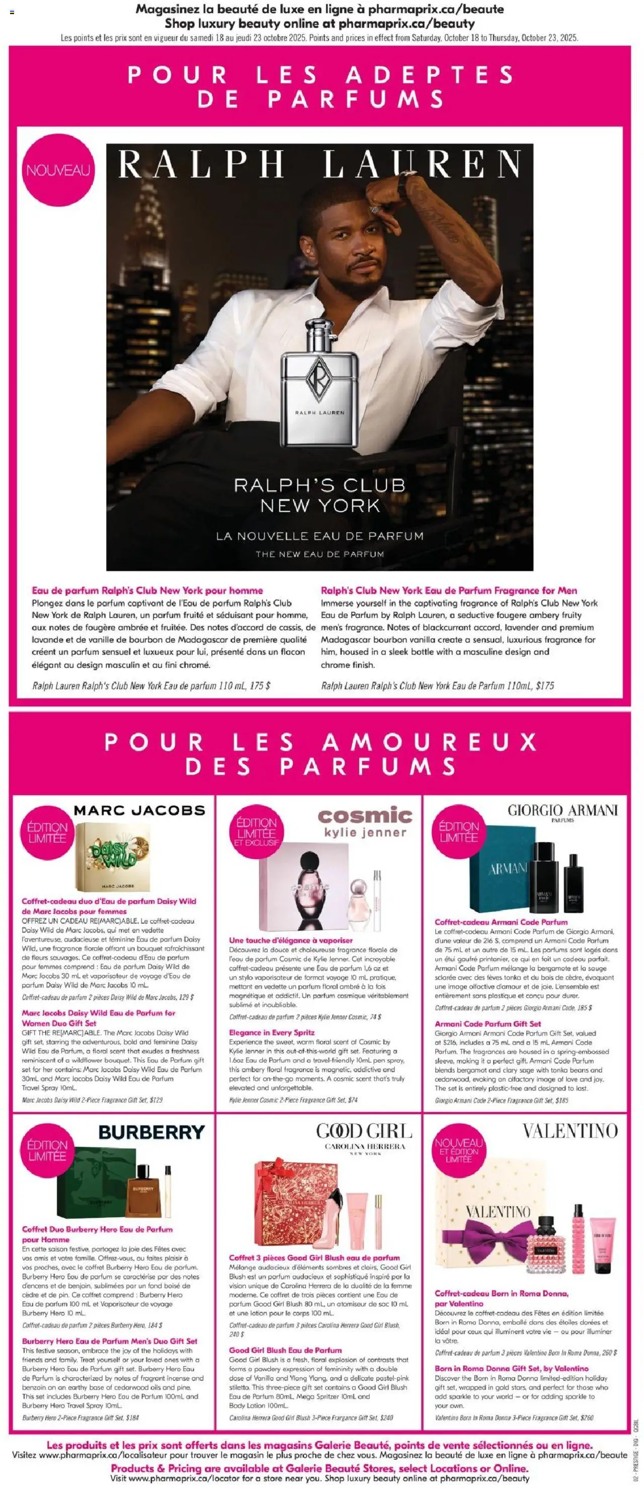Pharmaprix flyer valid from 18.10.2025 | Page: 12 | Products: Bourbon, Fragrance, Blush, Body lotion