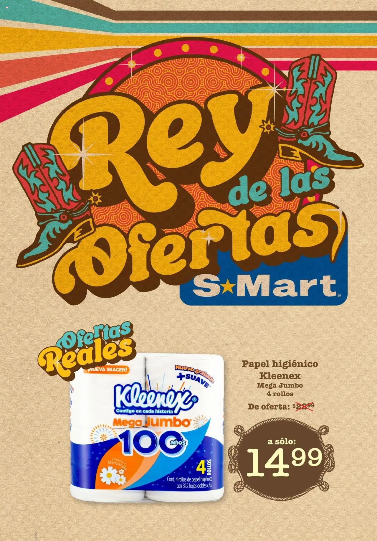 Nuevas ofertas de S-Mart válidas en toda la República Mexicana desde el 11.07.2025. ¡Encuentra las mejores ofertas en S-Mart folleto de Feria - Chihuahua! | Página: 1 | Productos: Papel higiénico