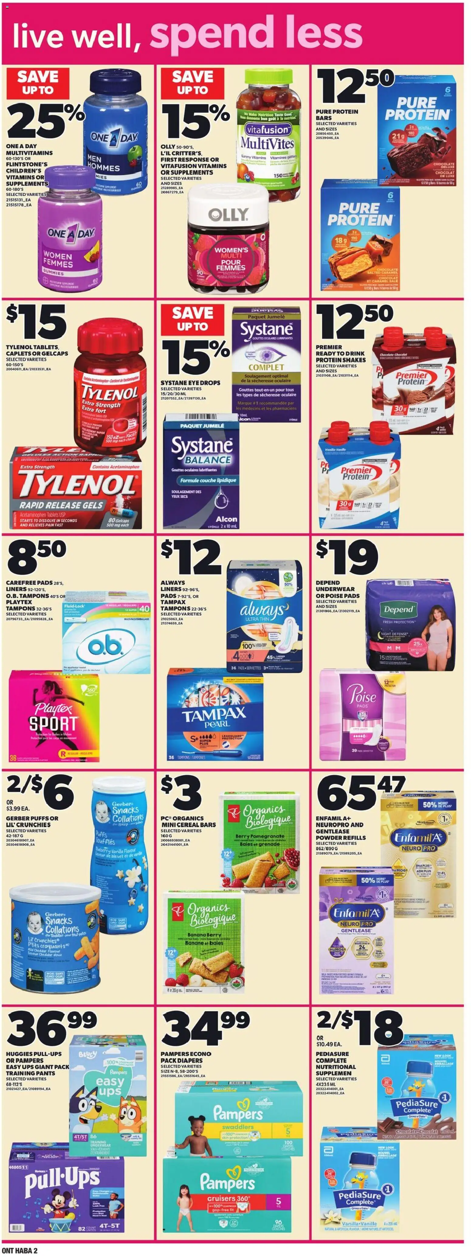 Independent Grocer flyer valid from 26.02.2026 | Page: 12 | Products: Powder, Chocolate, Pants, Underwear