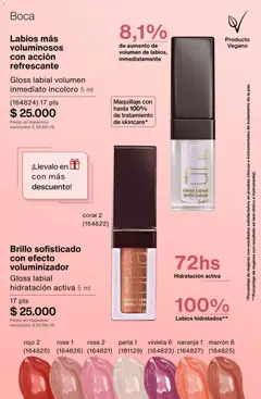 Vista previa Catálogo Natura Ciclo 1/2026 válido desde el 06.01.2026 | Página: 132 | Productos: Maquillaje, Brillo
