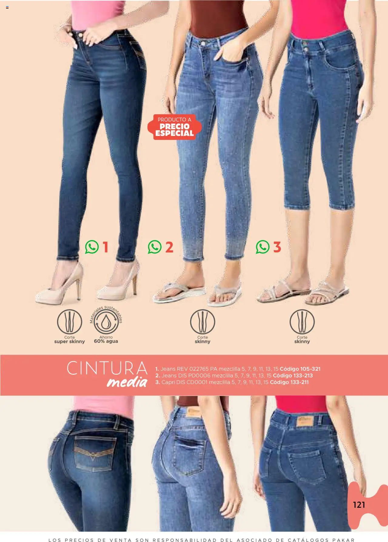 Nuevas ofertas de SC Pakar válidas en toda la República Mexicana desde el 24.07.2025. ¡Encuentra las mejores ofertas en SC Pakar Catálogo Ropa y Accesorios! | Página: 121 | Productos: Agua