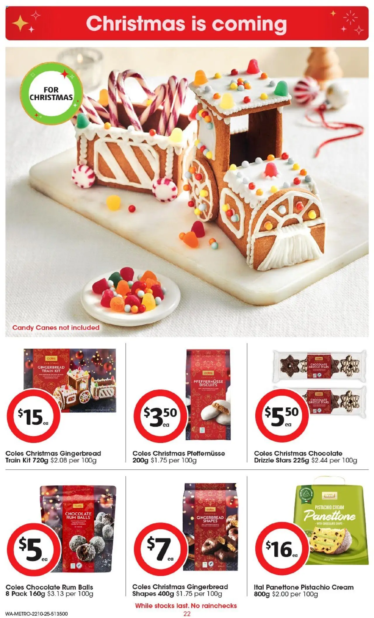 Coles catalogue - valid from 22.10.2025 | Page: 22 | Products: Chocolate, Chips, Cream, Biscuits