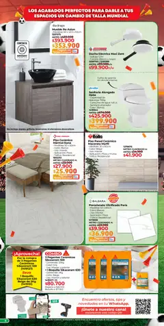 Easy catálogo -  Vista previa de la revista de la tienda Easy valido desde el 16.03.2026 | Página: 6 | Productos: Agua, Sanitario, Lavamanos, Ducha