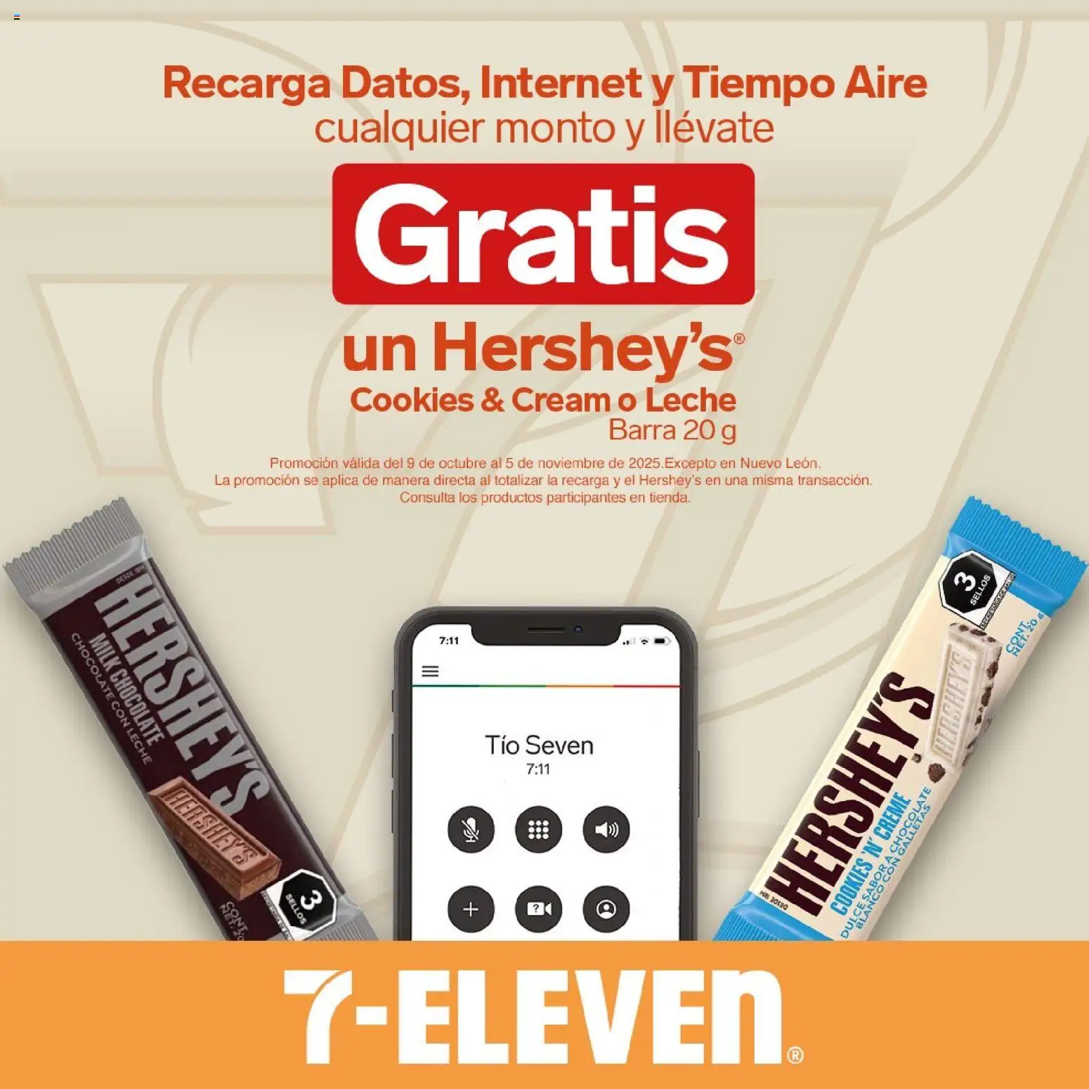 Nuevas ofertas de 7-Eleven válidas en toda la República Mexicana desde el 06.11.2025. ¡Encuentra las mejores ofertas en 7-Eleven folleto! | Página: 21 | Productos: Leche, Chocolate, Barra