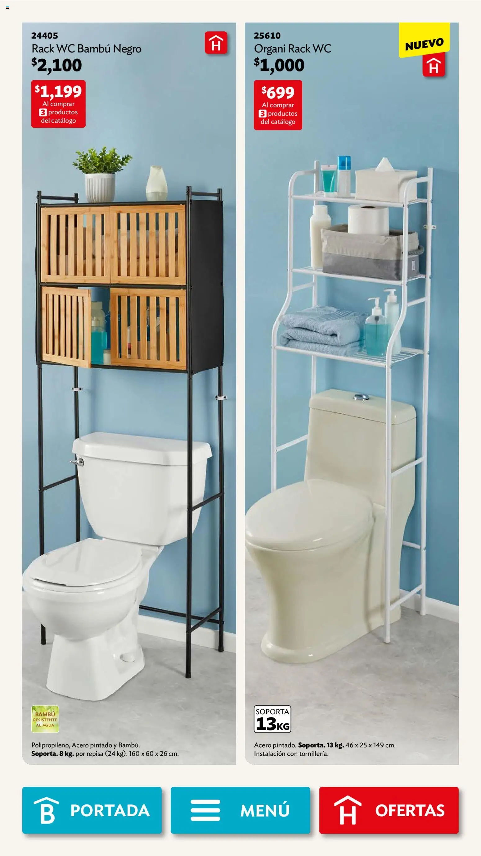 Nuevas ofertas de Betterware válidas en toda la República Mexicana desde el 03.11.2025. ¡Encuentra las mejores ofertas en Betterware campaña 11 2025! | Página: 13 | Productos: Repisa, Agua, Wc