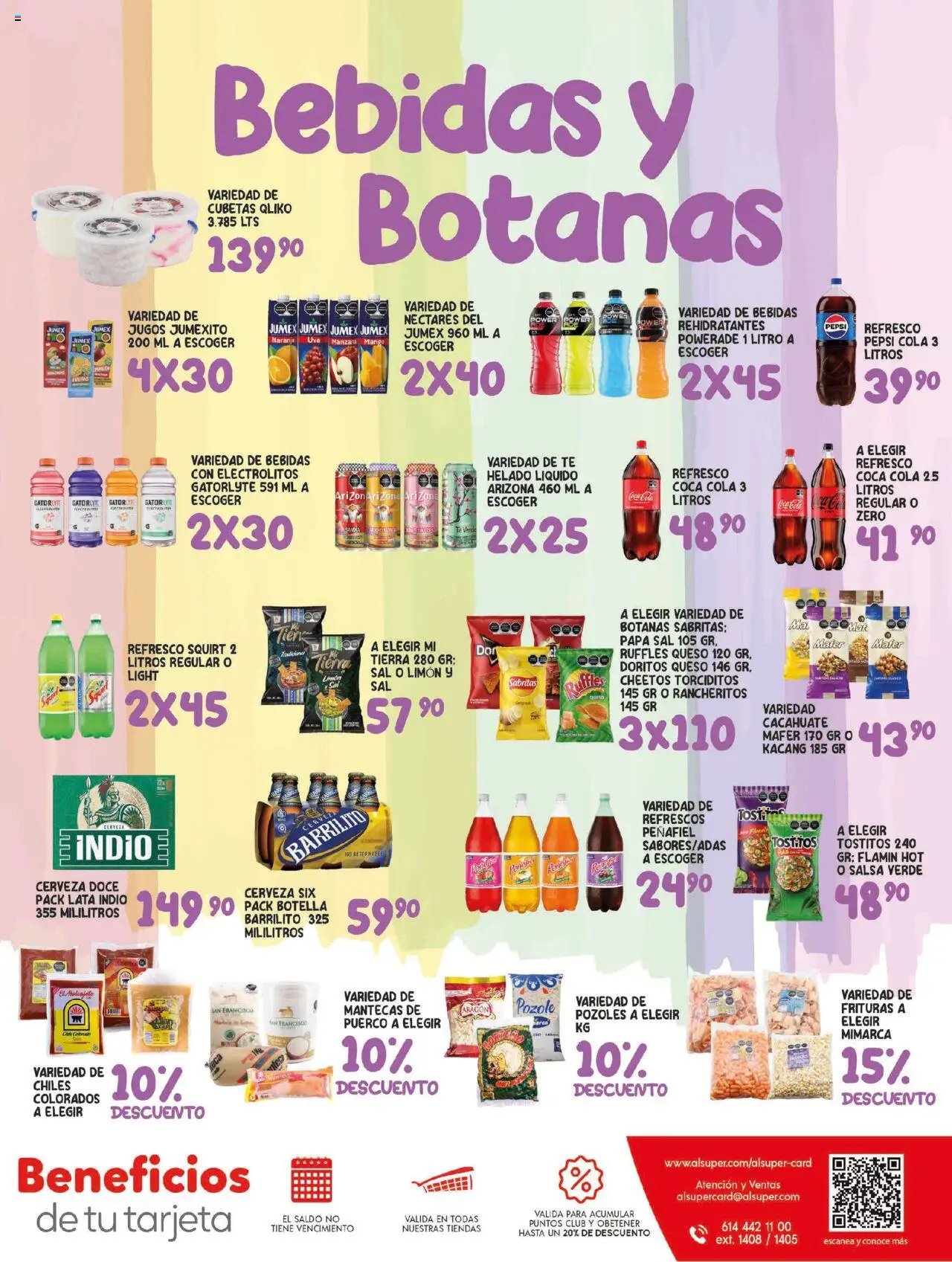 Nuevas ofertas de Alsuper válidas en toda la República Mexicana desde el 09.09.2025. ¡Encuentra las mejores ofertas en Alsuper - Folleto - Saltillo! | Página: 7 | Productos: Cacahuate, Limón, Queso, Cerveza