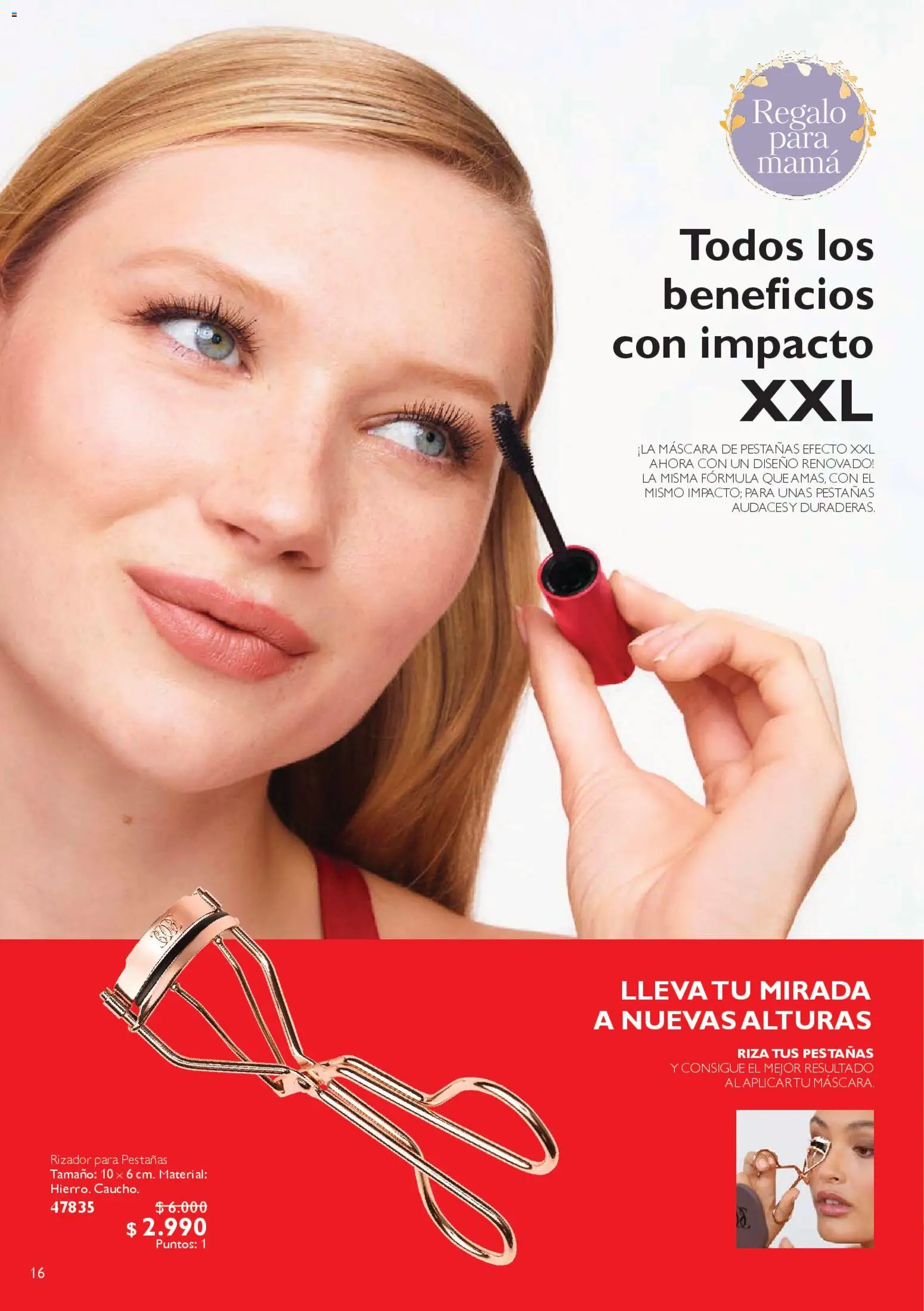 Oriflame ofertas  │ válido desde el 28.03.2026 | Página: 16 | Productos: Rizador, Máscara